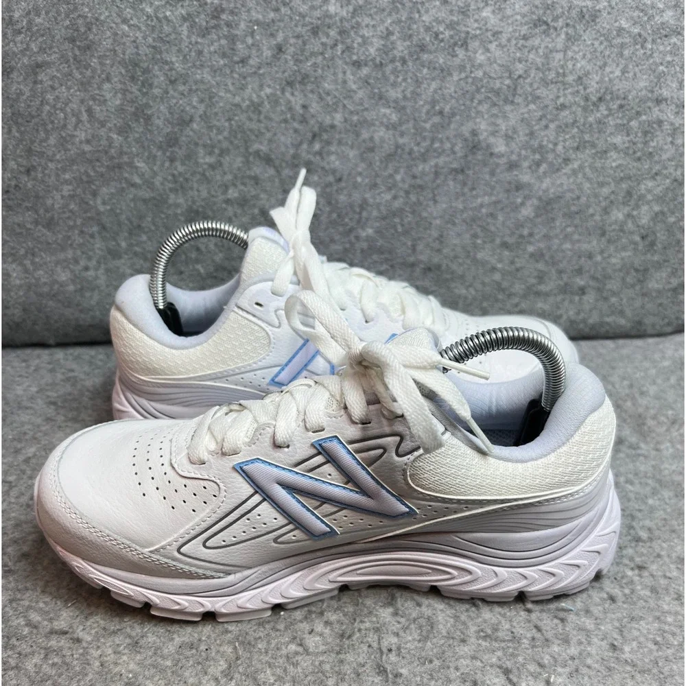 New Balance 840 Walking Shoes Womens White Light Blue Sneakers WW840WP4 Size 9.5